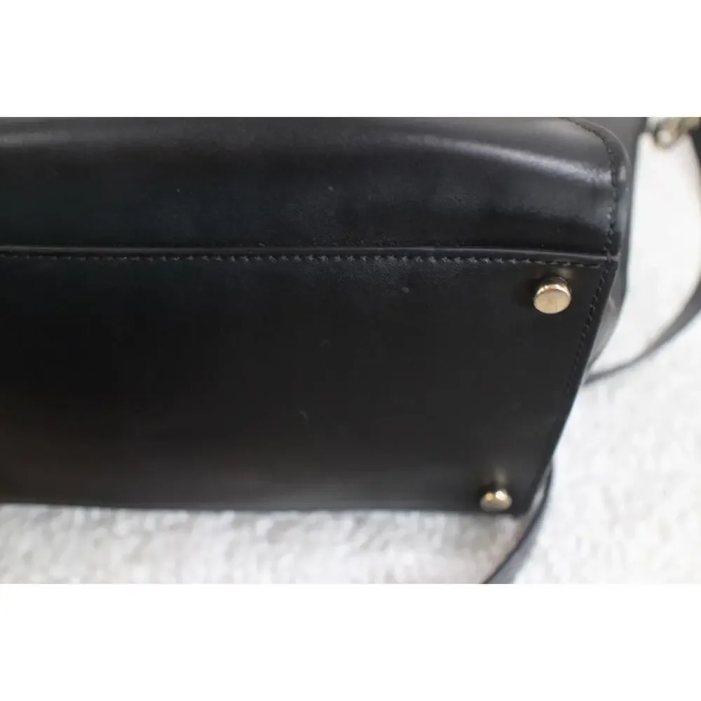 Kate Spade Parliament Square Exotic Savannah Satchel IN BLACK PURSE (p3000